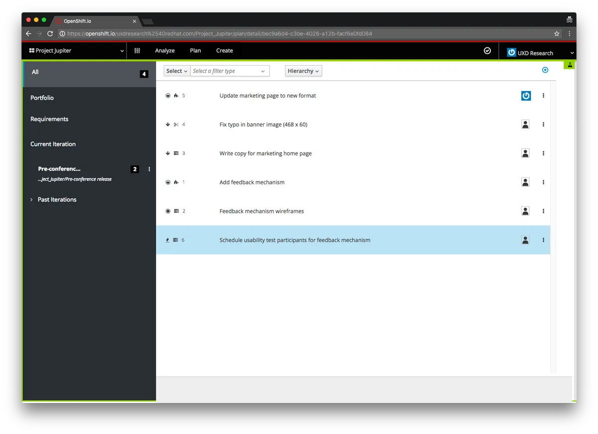 ALM workflow
